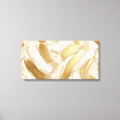 Impression sur toile tendue Abstraction coups de p (Recto)