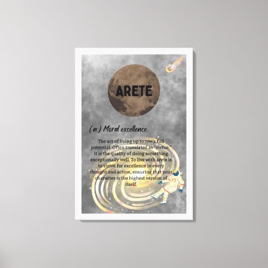 Impression sur toile tendue Arete (Recto)