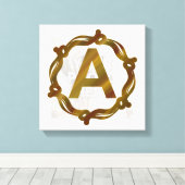 Impression sur toile tendue Artisan Monogram (Insitu (Plancher de Bois))