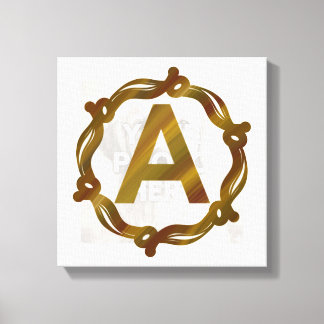 Impression sur toile tendue Artisan Monogram