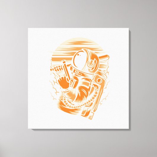 Impression sur toile tendue Astronaut Status (Recto)