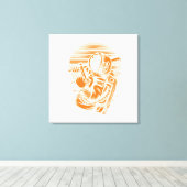 Impression sur toile tendue Astronaut Status (Insitu (Plancher de Bois))