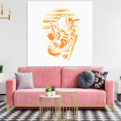 Impression sur toile tendue Astronaut Status (Insitu(Salon))