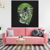 Impression sur toile tendue Astronaute Statut (Insitu(Salon))