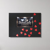 Impression sur toile tendue Boss Lady Hearts (Recto)