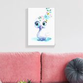 Impression sur toile tendue Canard blanc mignon (Insitu(Salon))