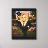 Impression sur toile tendue Cornhole Man (Recto)