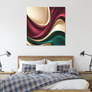 Impression sur toile tendue dans un graphique élég