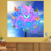 Impression sur toile tendue d'arbre papillon (Insitu(Salon))