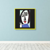 Impression sur toile tendue d'art abstrait (Insitu (Plancher de Bois))