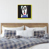 Impression sur toile tendue d'art abstrait (Insitu(Chambre))