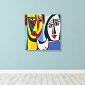 Impression sur toile tendue d'art abstrait (Insitu (Plancher de Bois))