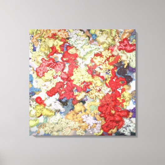 Impression sur toile tendue d'art cinétique liquid (Recto)