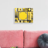 Impression sur toile tendue d'art IA de l'abeille (Insitu(Salon))