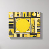 Impression sur toile tendue d'art IA de l'abeille (Recto)