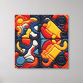 Impression sur toile tendue d'art moderne (Recto)