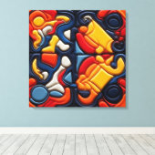 Impression sur toile tendue d'art moderne (Insitu (Plancher de Bois))