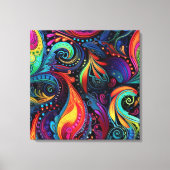 Impression sur toile tendue d'art moderne (Recto)