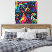 Impression sur toile tendue d'art moderne (Insitu(Chambre))
