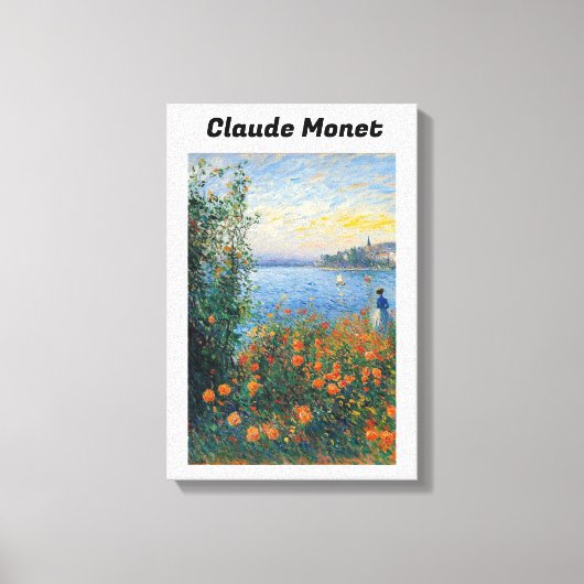 Impression sur toile tendue de Claude Monet (Recto)