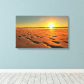 Impression sur toile tendue de coucher de soleil s (Insitu (Plancher de Bois))