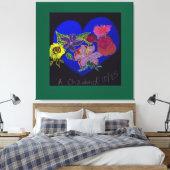 Impression sur toile tendue de la session florale (Insitu(Chambre))