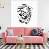 Impression sur toile tendue de l'état d'astronaute (Insitu(Salon))