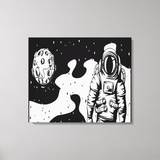 Impression sur toile tendue de l'état d'astronaute (Recto)