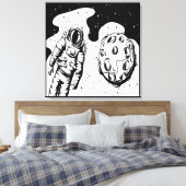 Impression sur toile tendue de l'état d'astronaute (Insitu(Chambre))