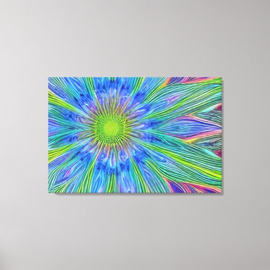 Impression sur toile tendue décorée (Recto)