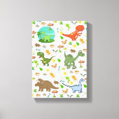 Impression sur toile tendue Dinosaure (Recto)