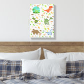 Impression sur toile tendue Dinosaure (Insitu(Chambre))