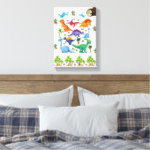 Impression sur toile tendue Dinosaure faune (Insitu(Chambre))