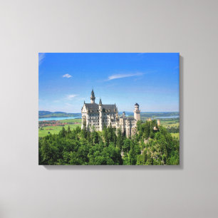 Impression sur toile tendue du château de Neuschwa