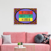 Impression sur toile tendue du Mois de l'histoire (Insitu(Salon))