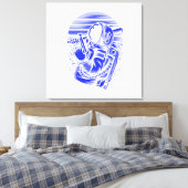 Impression sur toile tendue du statut d'astronaute (Insitu(Chambre))