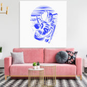 Impression sur toile tendue du statut d'astronaute (Insitu(Salon))