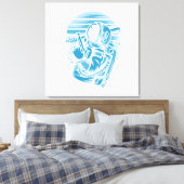 Impression sur toile tendue du statut d'astronaute (Insitu(Chambre))