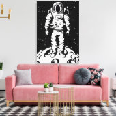 Impression sur toile tendue du statut d'astronaute (Insitu(Salon))
