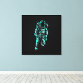 Impression sur toile tendue d'un astronaute mangea (Insitu (Plancher de Bois))