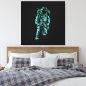 Impression sur toile tendue d'un astronaute mangea (Insitu(Chambre))