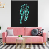 Impression sur toile tendue d'un astronaute mangea (Insitu(Salon))