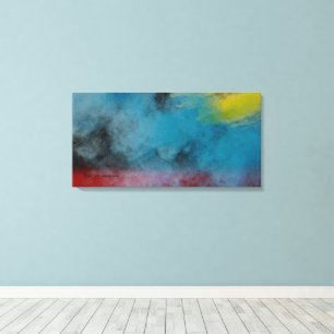Impression sur toile tendue Espace fumée