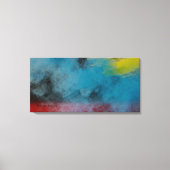 Impression sur toile tendue Espace fumée (Recto)