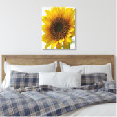 Impression sur toile tendue Fleur de soleil jaune (Insitu(Chambre))