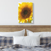 Impression sur toile tendue Fleur de soleil jaune (Insitu(Chambre))