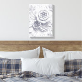 Impression sur toile tendue Fleurs blanches Floral (Insitu(Chambre))