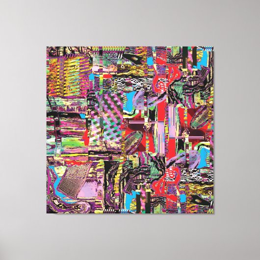 Impression sur toile tendue – Fractales urbaines (Recto)