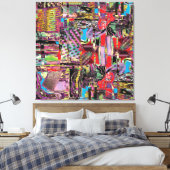 Impression sur toile tendue – Fractales urbaines (Insitu(Chambre))