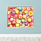 Impression sur toile tendue (fruits) (Insitu (Plancher de Bois))